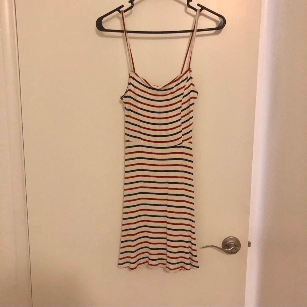 Like 🆕 F21 thin striped knee length dress